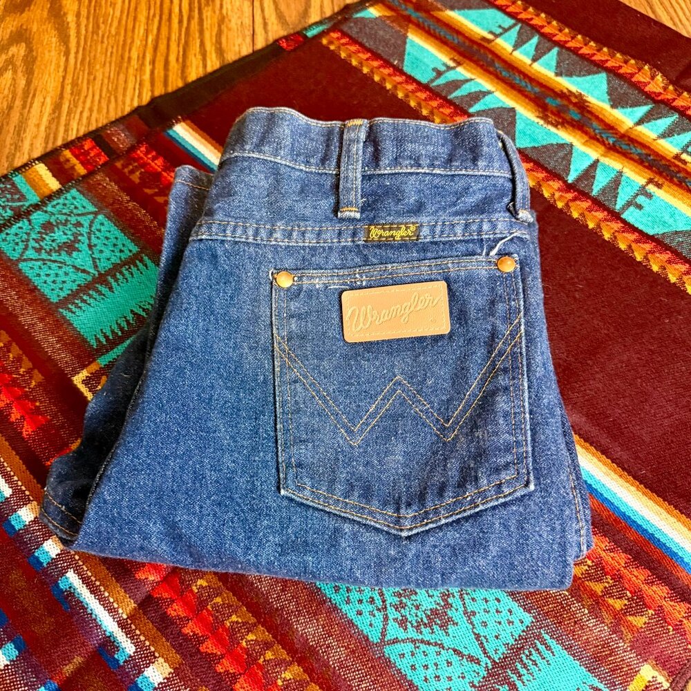 Vintage Wrangler 936DEN Heavy Cotton Denim Jeans - Made in USA